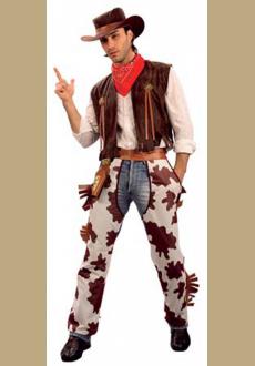 Men's Western Cowboy Fancy Dress Costume